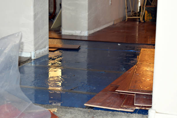 Professional Sewage Cleanup technician working in Liberty, TX